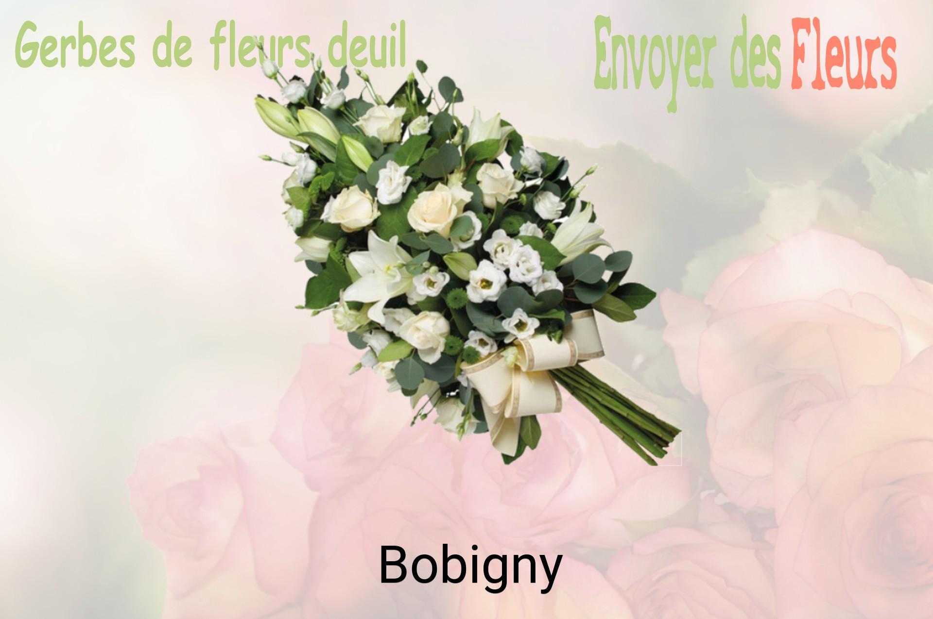 Gerbe de fleurs de deuil livrée à Bobigny